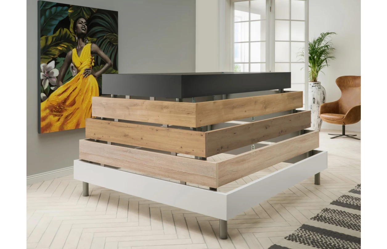 Posteľ Easy Plus 140x200 cm, grafit 12