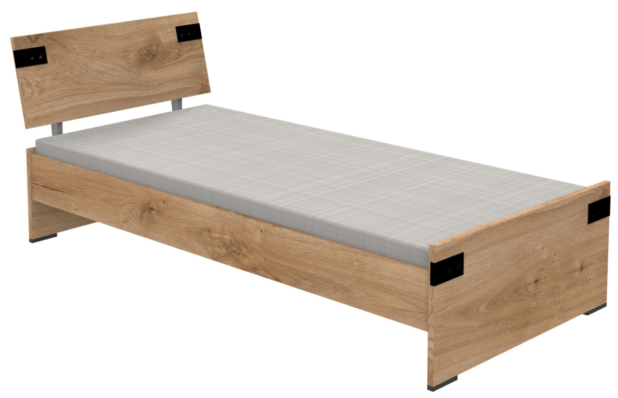 Postel Liverpool 90x200 cm, dub 11